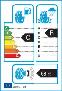 Energetický štítek vítěze testu letních pneumatik 195-65 R15