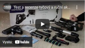 Videorecenze - tyčový a ruční akumulátorový vysavač Concept VP6200