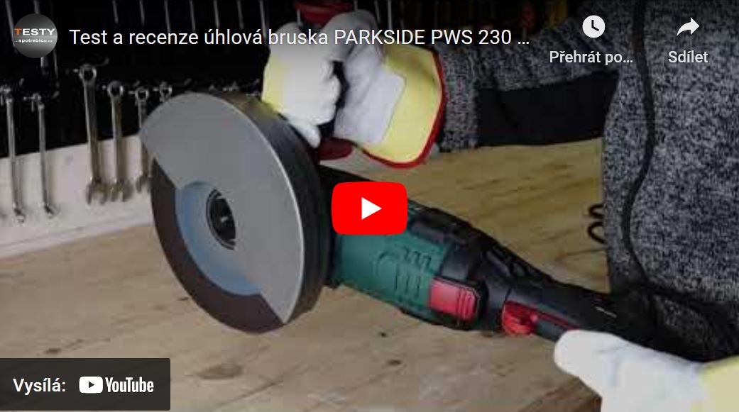 Videorecenze úhlová bruska PARKSIDE PWS 230 D4 - 2023