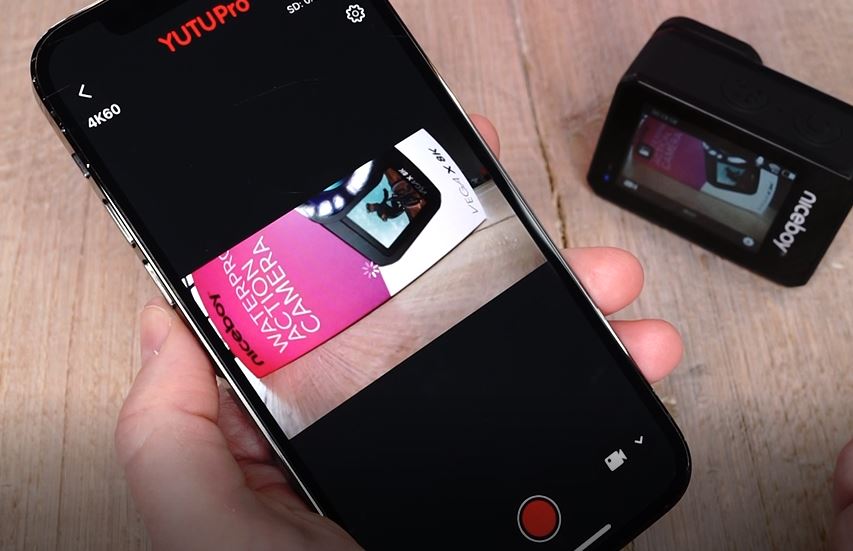 Test, recenze outdoorová akční kamera Niceboy Vega X 8K - aplikace YUTUPro - 2023