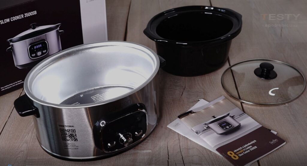 Test, recenze elektrický hrnec pro pomalé vaření Lauben Slow Cooker 3500SB - 2023