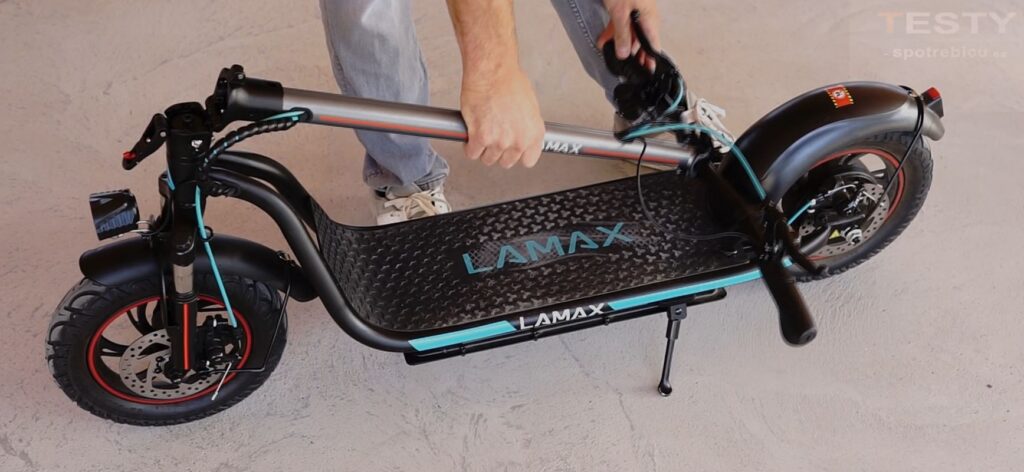 Test, recenze elektrokoloběžka Lamax eLander SA50 - 2023