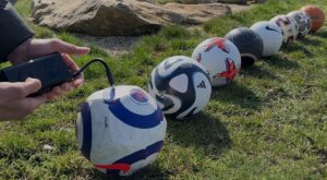 Test, recenze kompresor Xiaomi Portable Electric Air 1S - míče