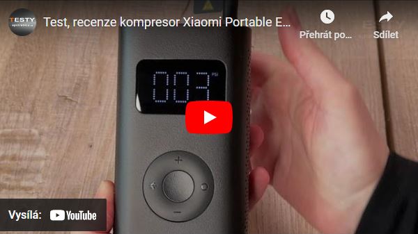 Videorecenze kompresor Xiaomi Portable Electric Air 1S