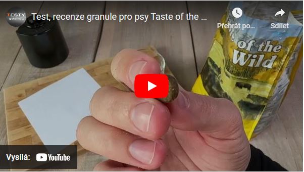 Videorecenze granule pro psy Taste of the Wild High Prairie