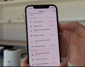 Test, recenze domácí bezpečnostní Wi-Fi kamera TP-Link Tapo C225 - aplikace Tapo