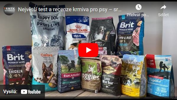 Videorecenze - Největší test a recenze krmiva pro psy – srovnání 11 druhů psích granulí