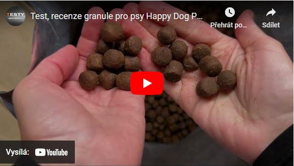 Videorecenze granule pro psy Happy Dog Profi Line Sportive