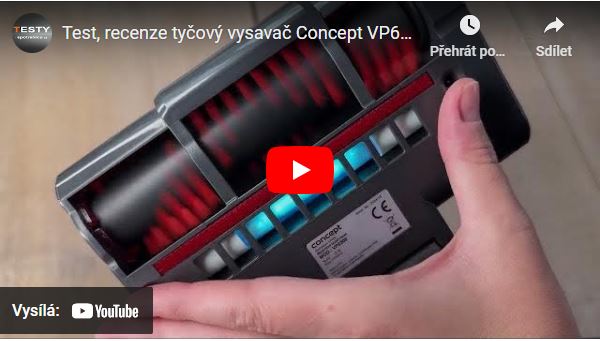 Videorecenze tyčový vysavač Concept VP6300 5v1 Ultimate Complete Pro