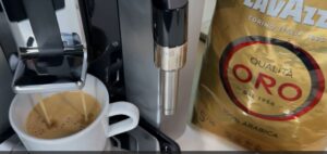 Zrnková káva Lavazza Qualità Oro - příprava