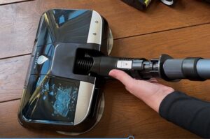 Test, recenze tyčový vysavač Rowenta X-Force Flex 13.60 Animal Aqua - praktický mopovací nástavec