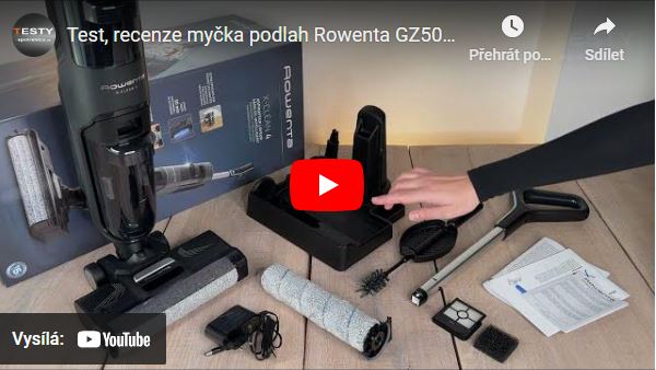 Videorecenze myčka podlah Rowenta GZ5037WO X-Clean 4