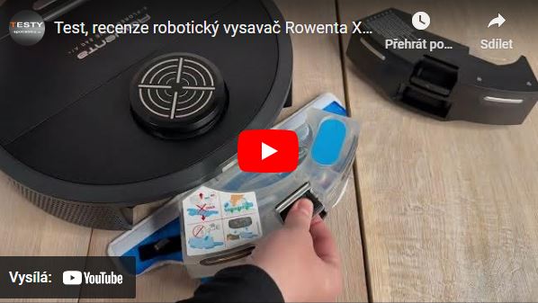 Videorecenze robotický vysavač Rowenta X-Plorer S240+ AI 4v1 RR 9695 WH
