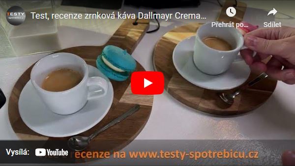 Videorecenze zrnková káva Dallmayr Crema D'oro Intensa