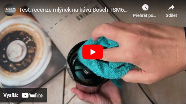 Videorecenze mlýnek na kávu Bosch TSM6A013B