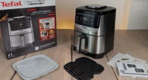 Test, recenze horkovzdušná fritéza EY552DE0 Tefal Easy Fry Silence