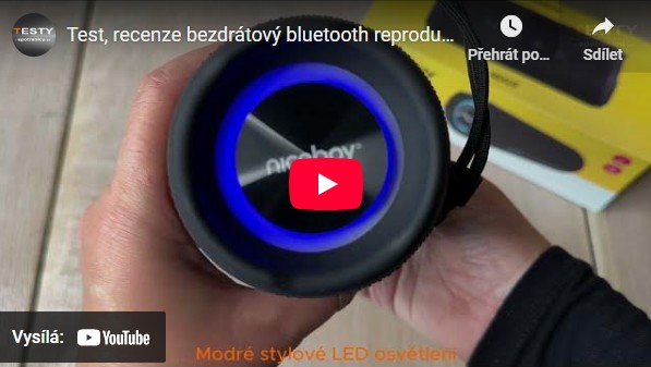 Videorecenze bezdrátový bluetooth reproduktor Niceboy Nexus