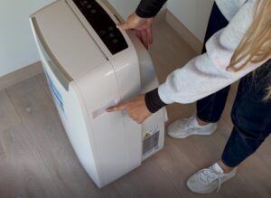 Mobilní klimatizace Olimpia Splendid Dolceclima Air Pro 14 HP WiFi - snadná manipulace