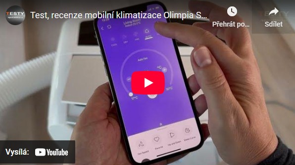 Videorecenze mobilní klimatizace Olimpia Splendid Dolceclima Air Pro 14 HP WiFi