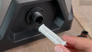 Test, recenze vysokotlaký čistič Parkside Performance PHDP 180 C2 - vložka filtru