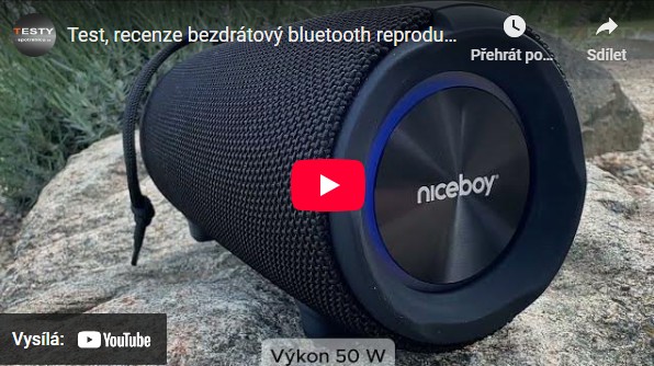 Videorecenze bezdrátový bluetooth reproduktor Niceboy Raze Titan 4