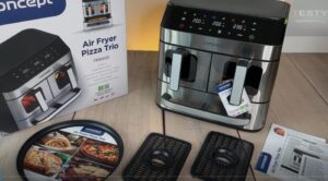 Test, recenze horkovzdušná fritéza Concept FR9000 PIZZA TRIO