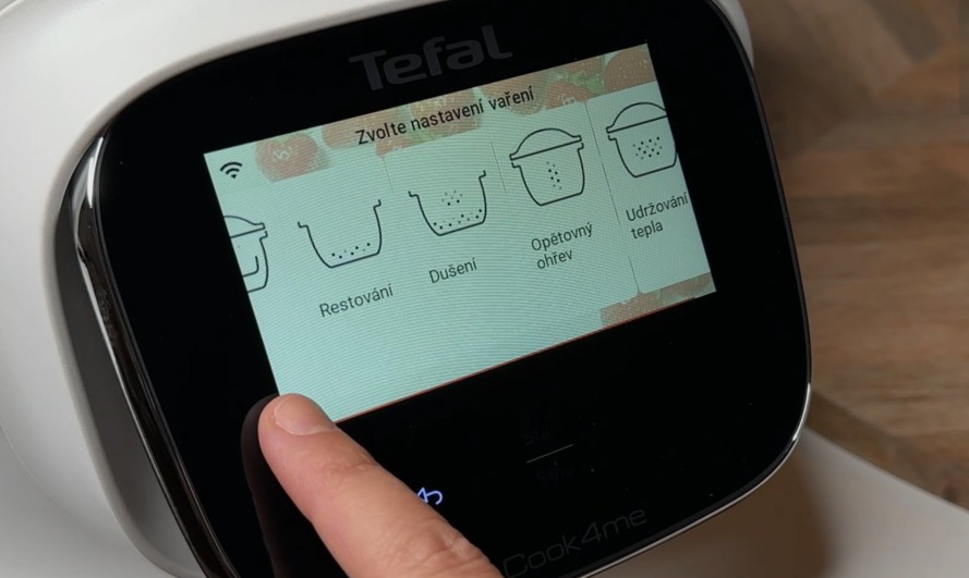 Multifunkční tlakový hrnec Tefal Cook4me Touch Pro CY9441F2 - režimy