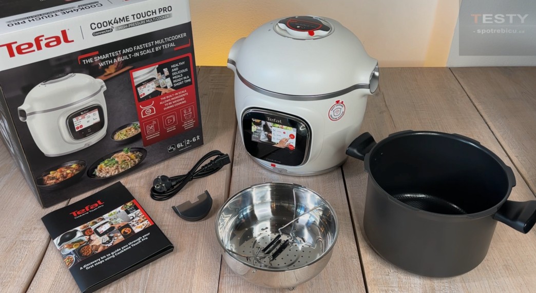 Recenze multifunkční tlakový hrnec Tefal Cook4me Touch Pro CY9441F2