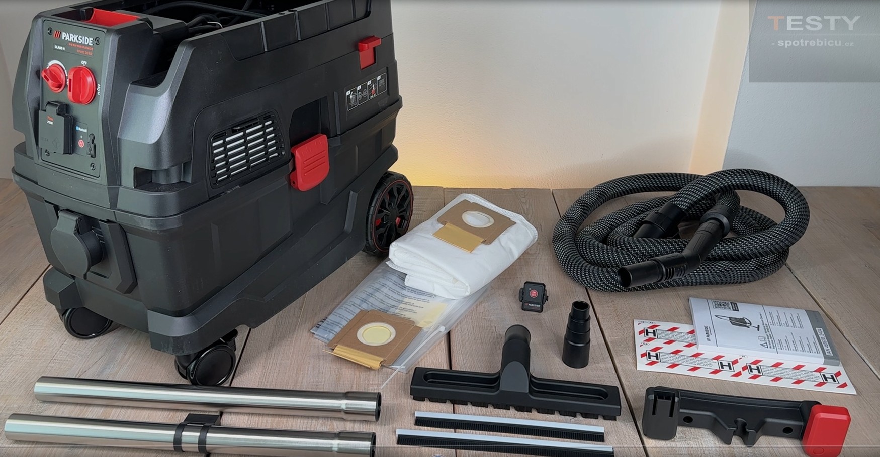 Test, recenze průmyslový vysavač Parkside Performance PPWD 30 B2