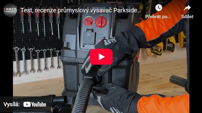 Videorecenze průmyslový vysavač Parkside Performance PPWD 30 B2