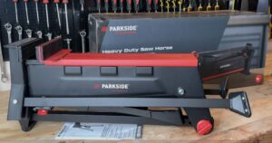 Test, recenze vysokozátěžová skládací koza Parkside Performance