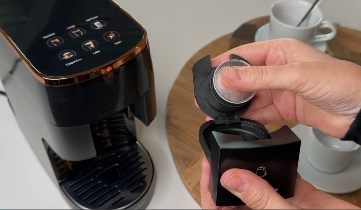 Kávovar Sencor SCC 3000BK - nástavec na nespresso