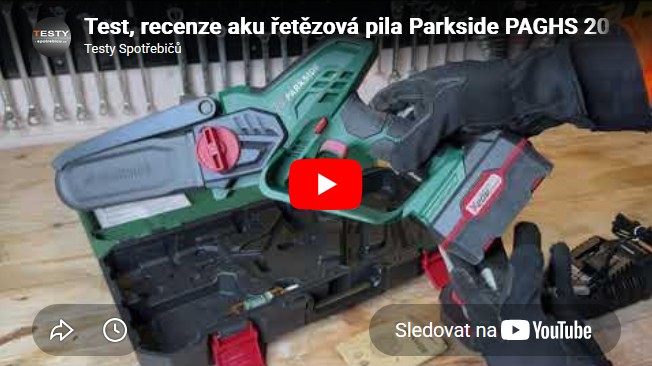 Videorecenze aku řetězová pila Parkside PAGHS 20-Li C4