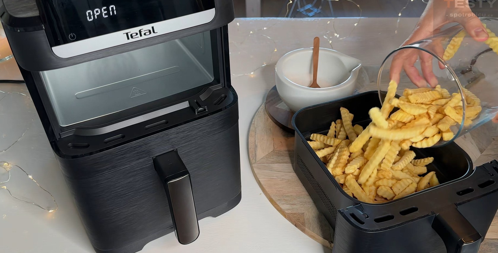 Test, recenze horkovzdušná fritéza Tefal EY7528E0