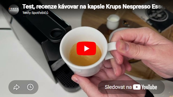Videorecenze kávovar na kapsle Krups Nespresso Essenza Mini XN 110810