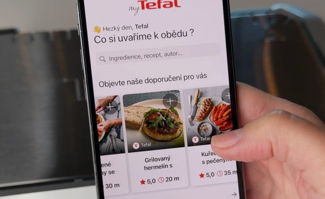 Kontaktní gril Tefal OptiGrill 4v1 - aplikace MyTefal