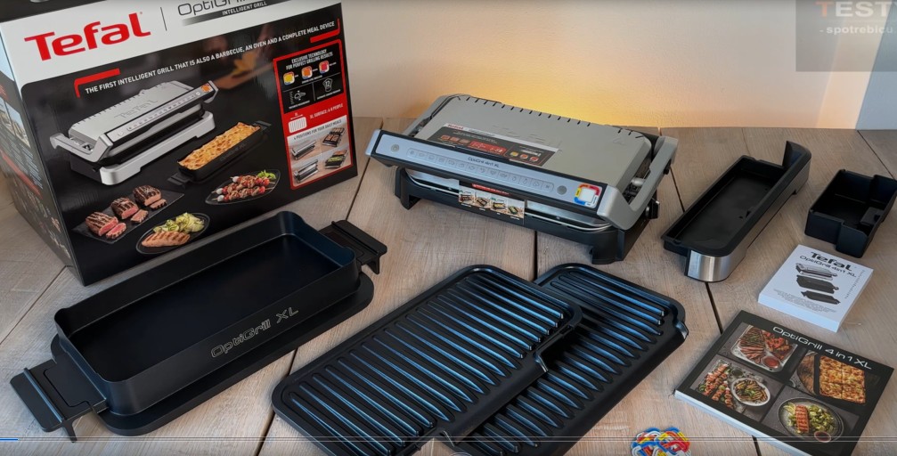 Test, recenze kontaktní gril Tefal OptiGrill 4v1 XL GC784D30