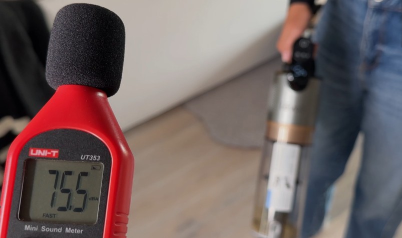 Test, recenze tyčový vysavač Levoit LVAC-300 - hlučnost