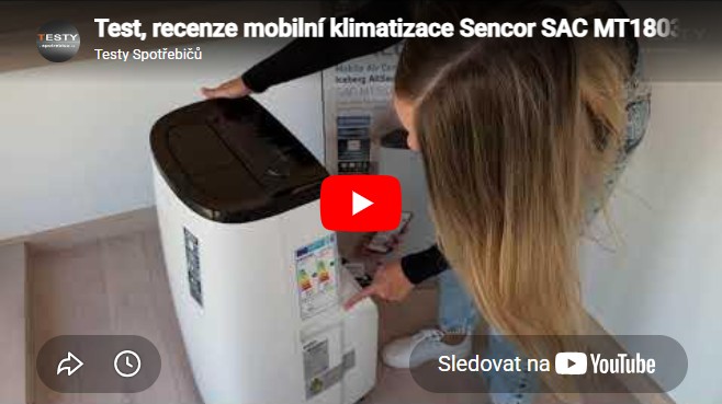 Videorecenze mobilní klimatizace Sencor SAC MT1803CH Iceberg AllSeasons