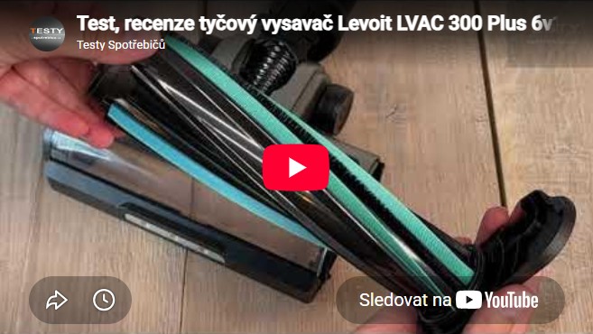 Videorecenze tyčový vysavač Levoit LVAC-300 Plus 6v1 Aku Turbo Cyclone