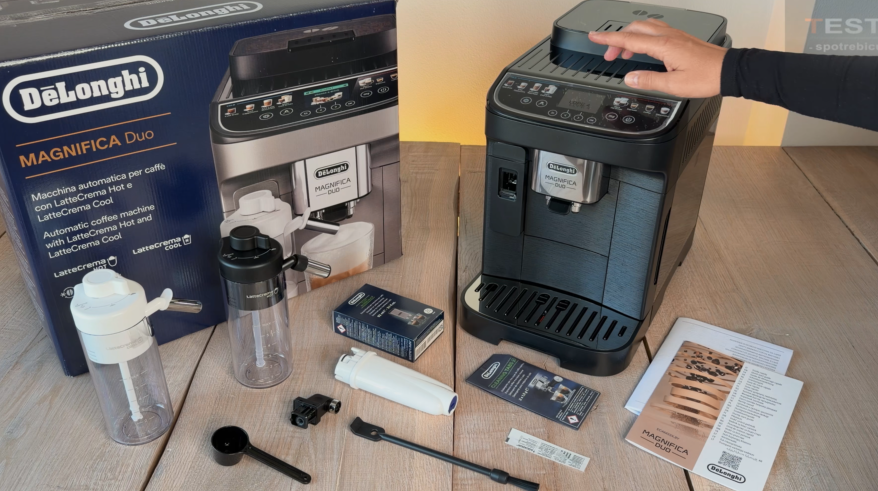 Test, recenze automatický kávovar DeLonghi Magnifica Duo ECAM330.80.BXB