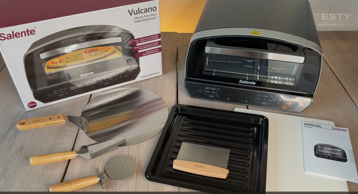Test, recenze elektrická pec na pizzu Salente Vulcano