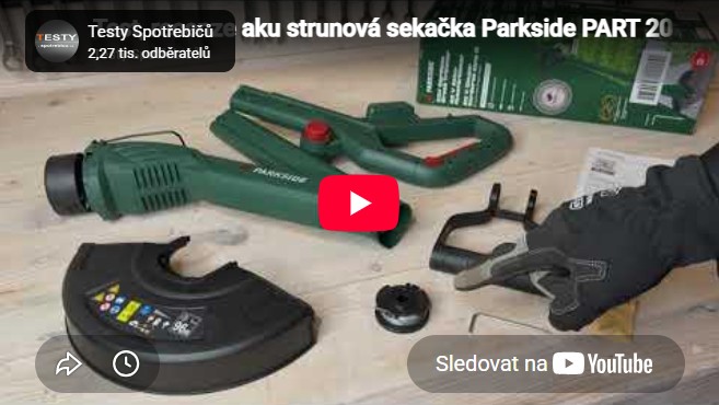 Videorecenze aku strunová sekačka Parkside PART 20-Li B2