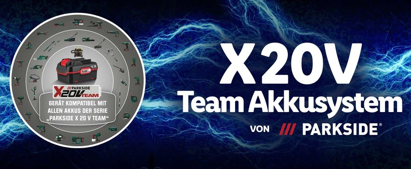 Baterie z řady Parkside X 20 V Team