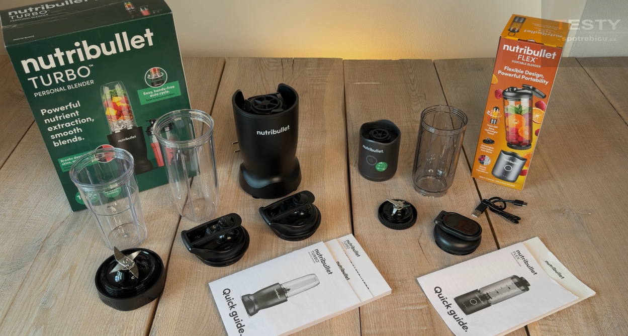 Test, recenze mixéry Nutribullet Turbo a Flex