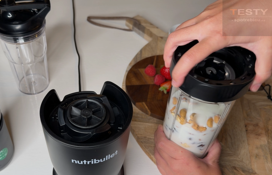 Test, recenze mixéry Nutribullet - verze Turbo