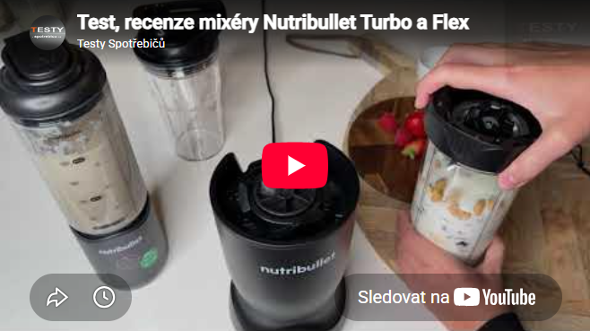 Videorecenze mixéry Nutribullet Turbo a Flex