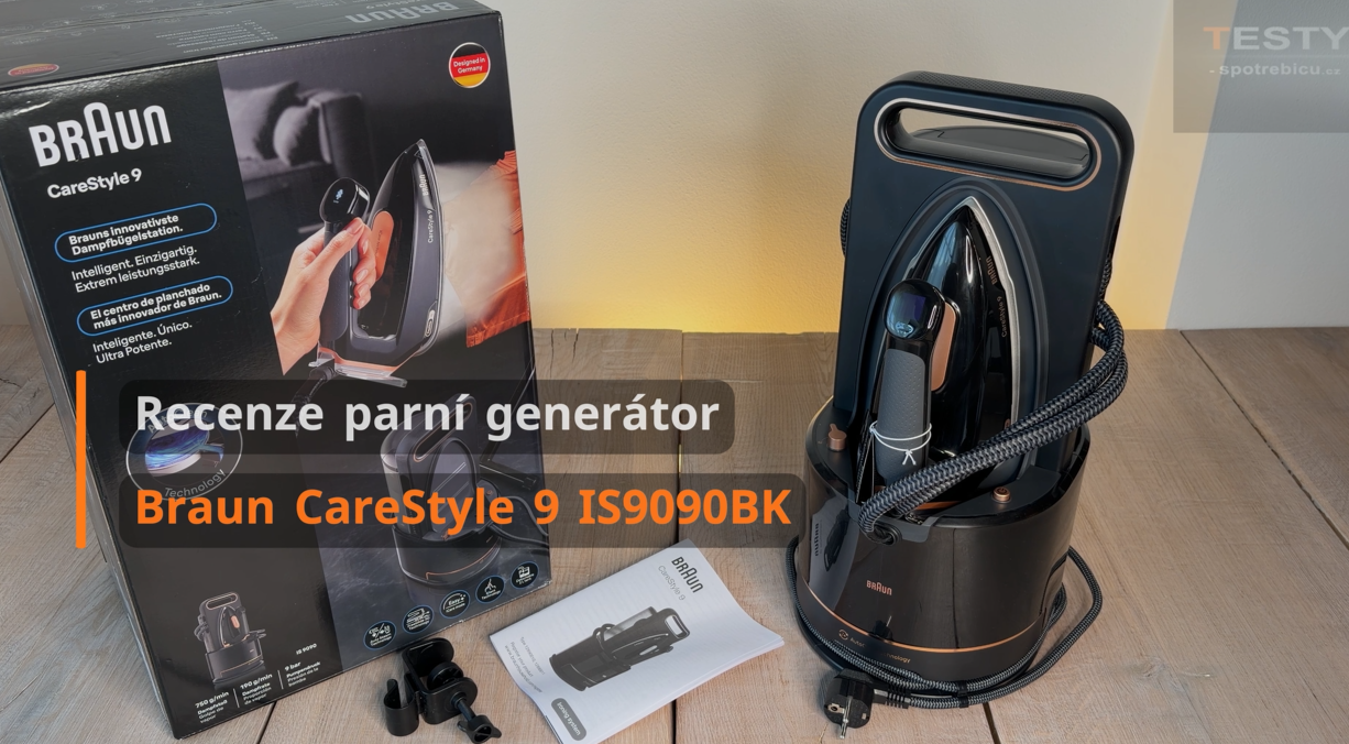 Test, recenze parní generátor Braun CareStyle 9 IS9090BK