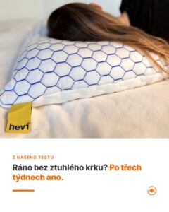 Příspěvek Testy spotřebičů na Instagramu: polstar-hevi-pillow